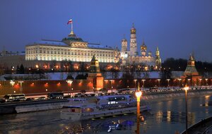 Огни Московского Кремля